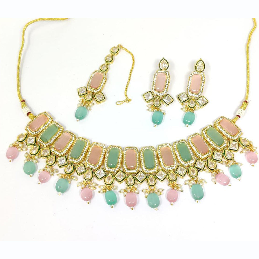 Pooja Bangles Gold Plated Designer Necklace Set