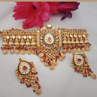 Pooja Bangles Gold Plated Designer Necklace Set