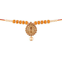 Etnico Designer Lumba Rakhi For Bhabhi (R611-L)