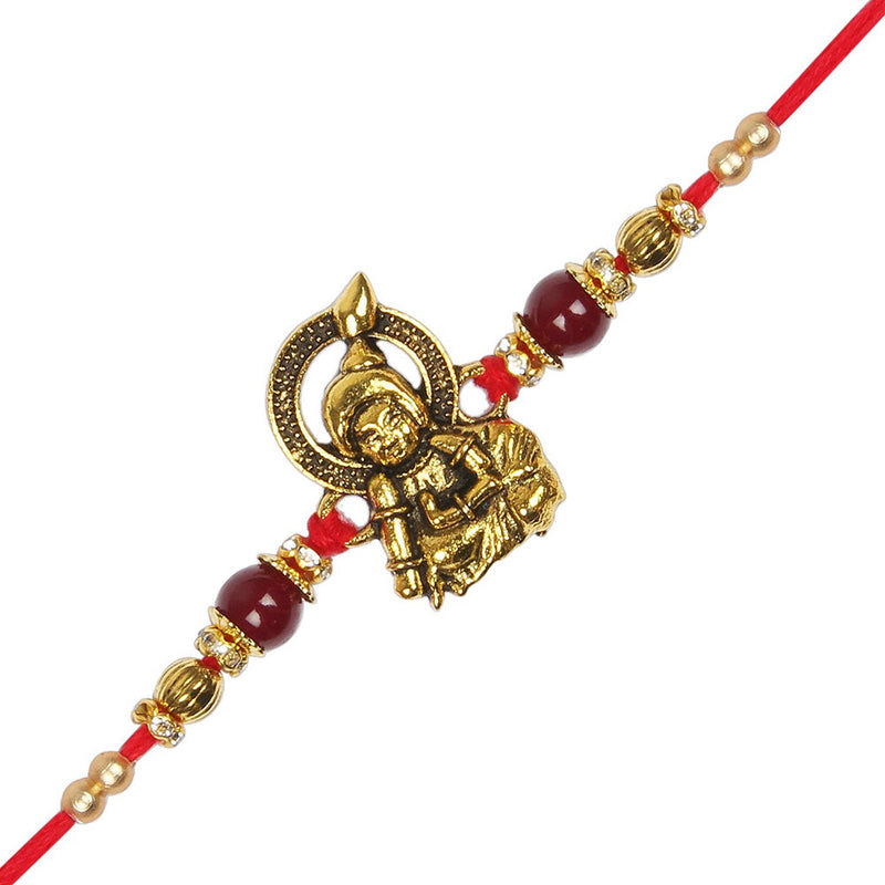 Etnico Gold Plated Bal Gopal Rakhi For Men/Boys (R952)