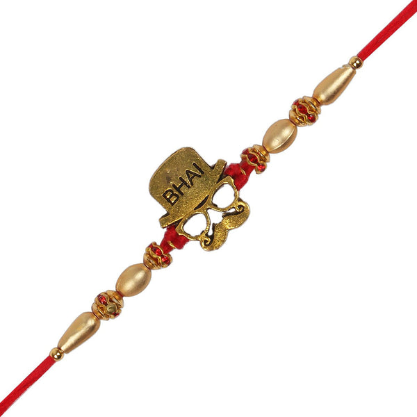 Etnico Designer Bhai engraved Rakhi for Rakshabandhan for Bhai/Brother(R953)