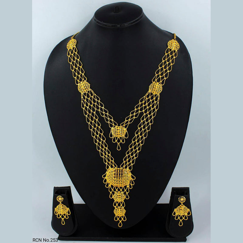 Radhe Creation Forming Look Long Necklace Set