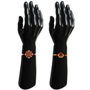 Mahi Combo of 2 Designer  Red, White Crystals, Artificial Pearl Rakhi's for Brother (RCO1105244G)