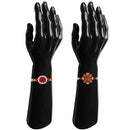 Mahi Combo of 2 Designer  Pink, White Crystals and  Artificial Pearl Rakhi's for Brother (RCO1105248G)