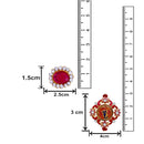 Mahi Combo of 2 Designer  Pink, White Crystals and  Artificial Pearl Rakhi's for Brother (RCO1105248G)