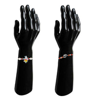 Mahi Combo of Krishna and Om Rakhis for Men (RCO1105348M)