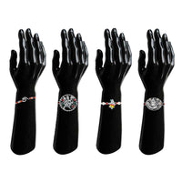 Mahi Combo of OM, Hanuman, Krishna and Shiva Religious Rakhis for Brother / Bhaiya (RCO1105420M)