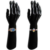 Mahi Combo of Bal Kishana and Peacock Feather Rakhi's for Bhaiya / Brother (RCO1105427M)