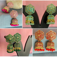 Mahavir Gold Plated Earrings Combo