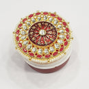 Raiyaraj Gold Plated Pack Of 3 Adjustable Designer Kundan & Meenakari Ring