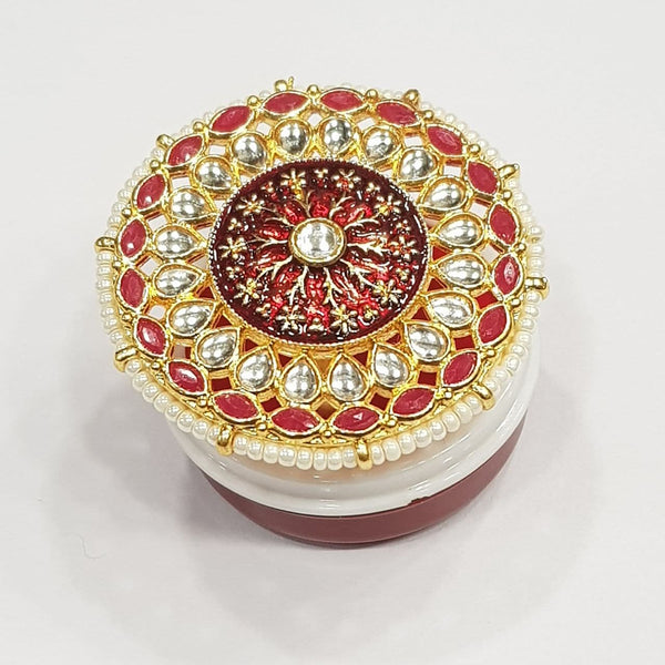 Raiyaraj Gold Plated Pack Of 3 Adjustable Designer Kundan & Meenakari Ring