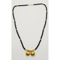 Raiyaraj Gold Plated Pack Of 3 Pack Of 3 Black Beads Mangalsutra