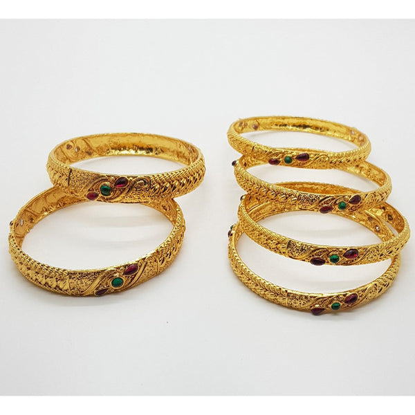 Raiyaraj Gold Plated Pack Of 3 Bangle Set