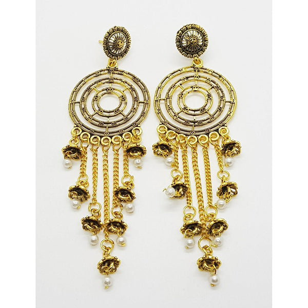 Raiyaraj Gold Plated Pack Of 3 Dangler Earrings -RREAR04