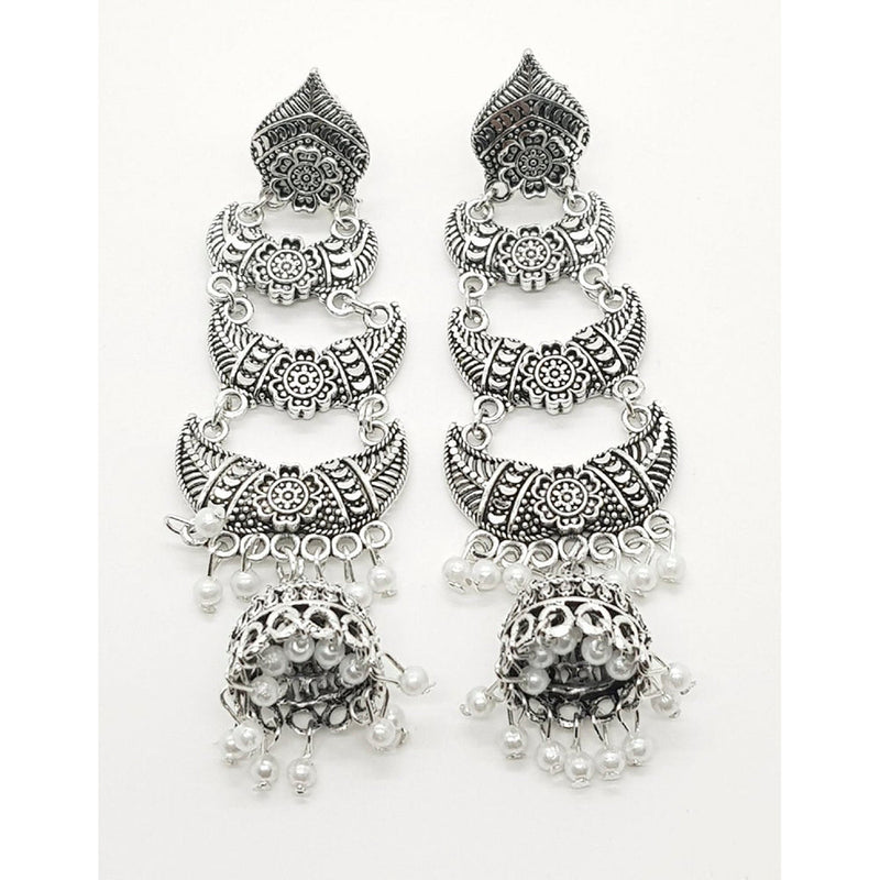 Raiyaraj Silver Plated Pack Of 3 Dangler Earrings -RREAR06
