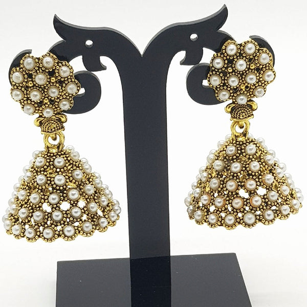 Raiyaraj Gold Plated Pack Of 3 Jhumkis Earrings -RREAR08