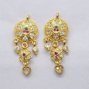 Raiyaraj Gold Plated American Diamond Micro Plating Pack of 3 Dangler Earrings