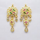 Raiyaraj Gold Plated American Diamond Micro Plating Pack of 3 Dangler Earrings