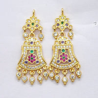 Raiyaraj Gold Plated American Diamond Micro Plating Pack of 3 Stylish Earrings