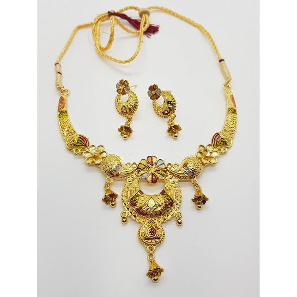 Raiyaraj Gold Plated Pack Of 3 Necklace Set