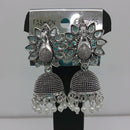 Shagna  Silver Plated Pack Of 3 Jhumki Earrings