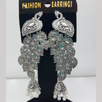 Shagna Silver Plated Pack Of 3 Jhumki Earrings