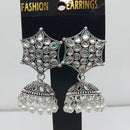 Shagna Silver Plated Pack Of 3 Jhumki Earrings