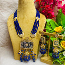 Shagna Gold Plated Meenakari & Kundan Stone & Beads Necklace Set