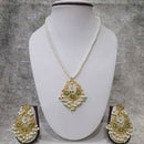 Shagna Gold Plated Ad Stone Necklace Set