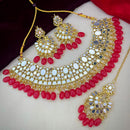 Shagna Gold Plated Austrian Stone & Mirror Choker Necklace Set