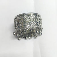 SK Creations Silver Plated Pack Of 6 Openable Kada For Kids ( assorted design )