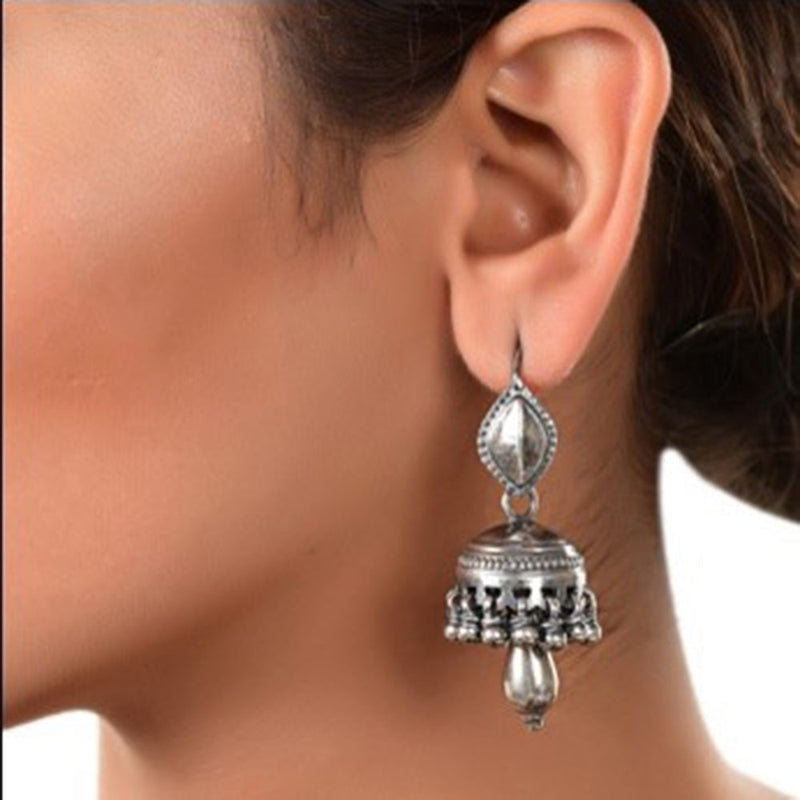 Silver Mountain 925 Sterling Silver Jhumki Earrings