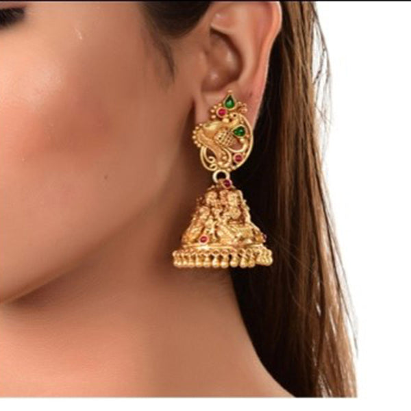 Silver Mountain Gold Plated Jhumki Earrings