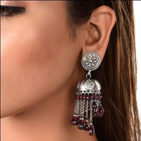 Silver Mountain 925 Sterling Silver Jhumki Earrings