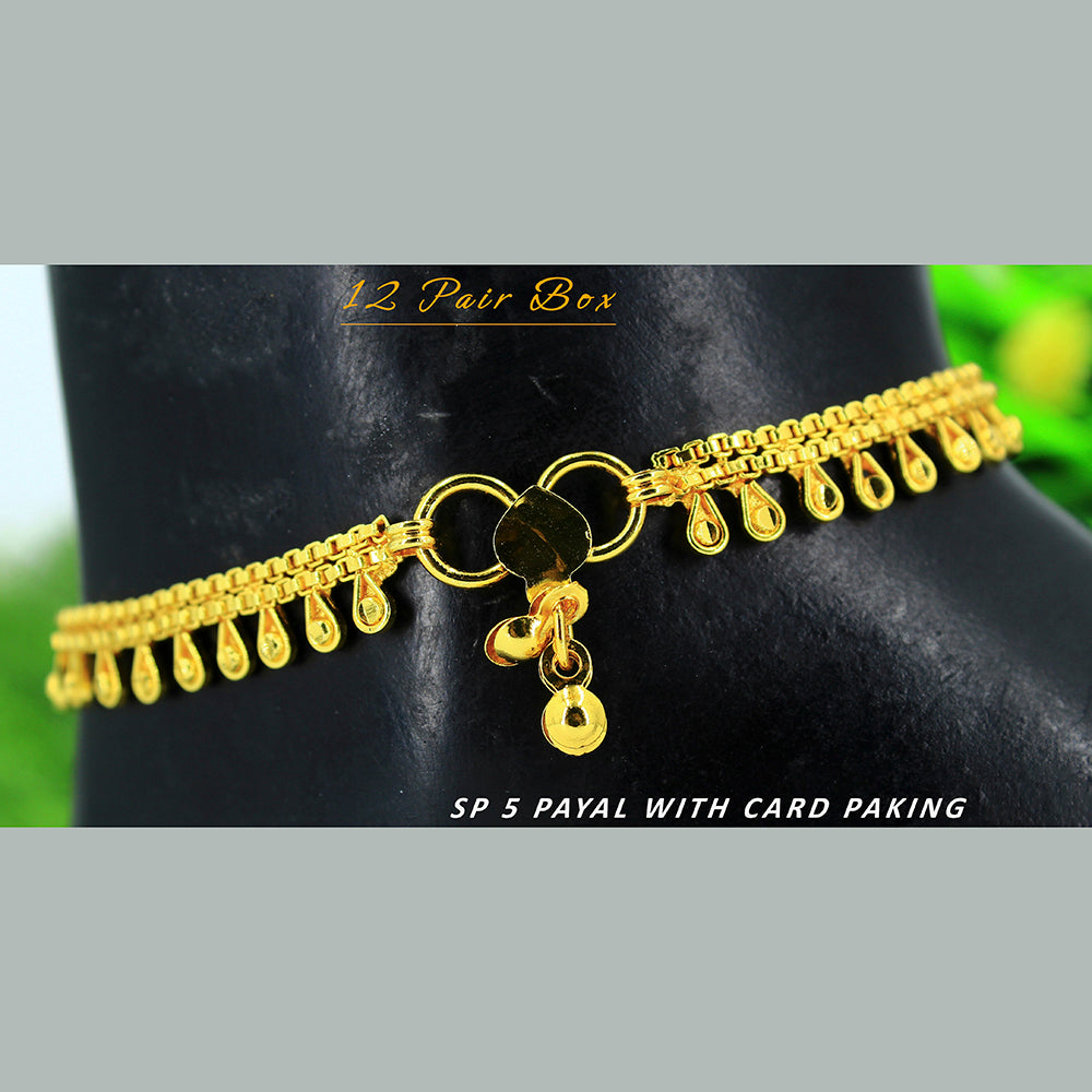 Mahavir Gold Plated Payal -SP 5 PAYAL