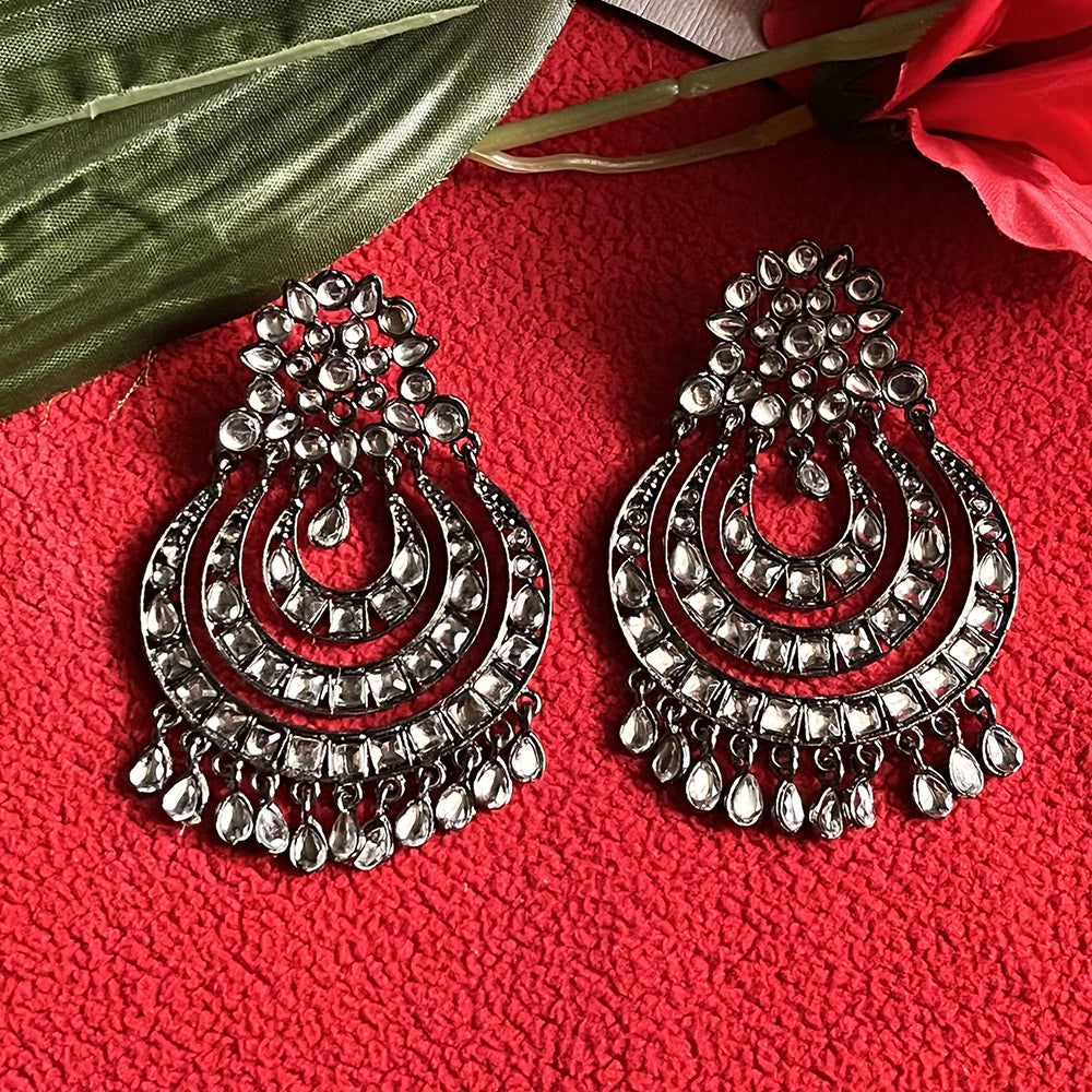 Shringarstreet Kundan Stone Dangler Earrings