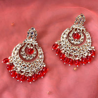 Shringarstreet Gold Plated Kundan Stone Dangler Earrings