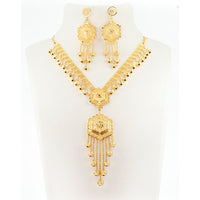 Mahavir Gold Plated Necklace Set