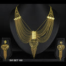 Mahavir Forming Gold Necklace Set   - SVI SET 168