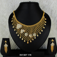 Mahavir Forming Gold Necklace Set  - SVI SET 178