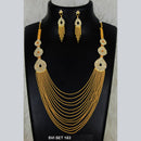 Mahavir Forming Gold Necklace Set  - SVI SET 183