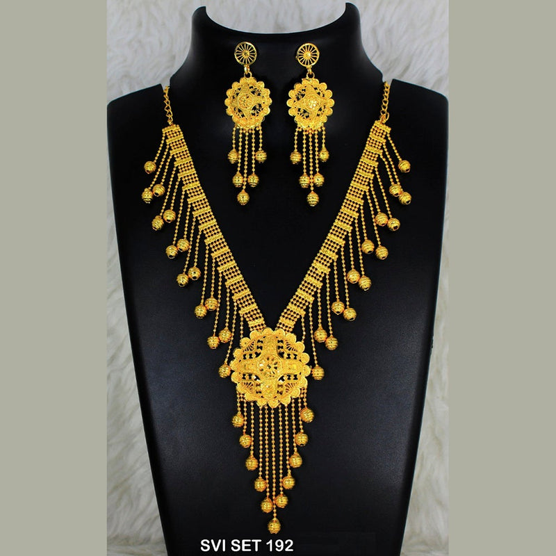 Mahavir Forming Gold Necklace Set  - SVI SET 192