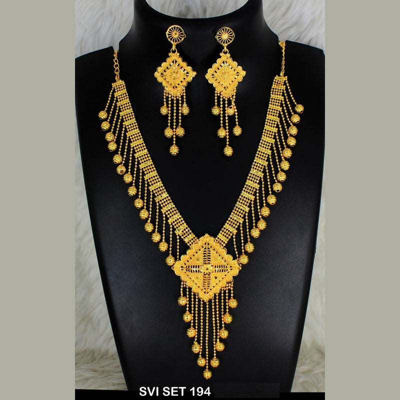 Mahavir Forming Gold Necklace Set  - SVI SET 194