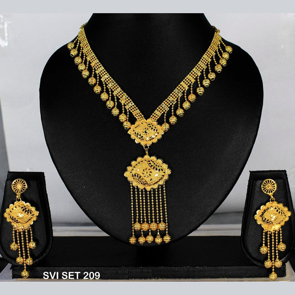 Mahavir Forming Gold Necklace Set  - SVI SET 209