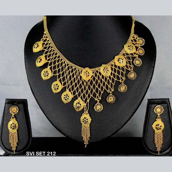 Mahavir Forming Gold Necklace Set  - SVI SET 212