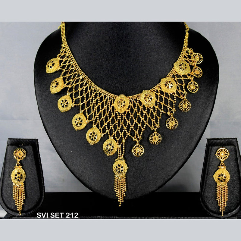 Mahavir Forming Gold Necklace Set  - SVI SET 212