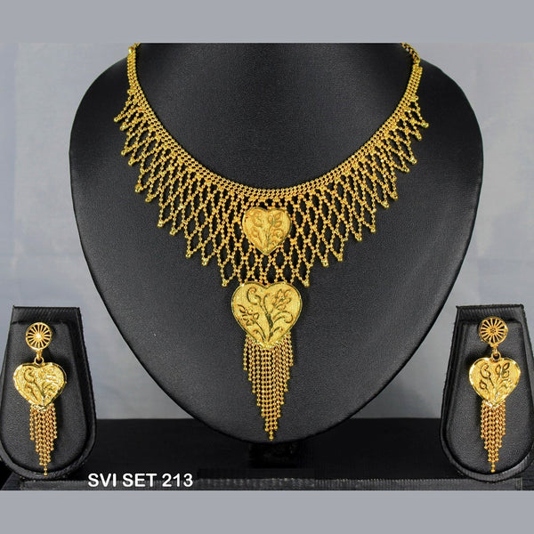 Mahavir Forming Gold Necklace Set  - SVI SET 213
