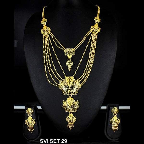 Mahavir Forming Gold Necklace Set - SVI SET 29.