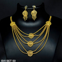 Mahavir Forming Gold Necklace Set - SVI SET 50