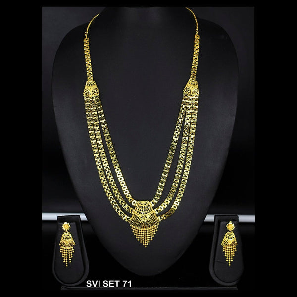 Mahavir Forming Gold Necklace Set - SVI SET 71